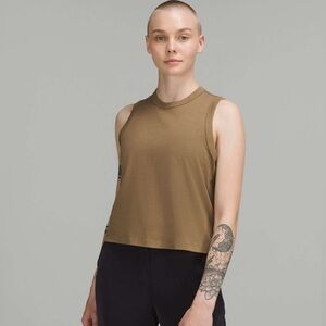 lululemon athletica Classic fit cotton Mustard Tank Top